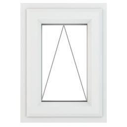 Crystal  Top Opening Clear Triple-Glazed Casement White uPVC Window 440mm x 610mm