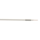 Time RG6 White 1-Core Round Coaxial Cable 25m Drum