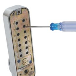 Eclipse Fire Rated  ED20 Mechanical Push Button Digital Lock Satin Brass  38mm
