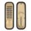 Eclipse Fire Rated  ED20 Mechanical Push Button Digital Lock Satin Brass  38mm