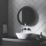 Sensio Dawn Round Illuminated Bathroom Mirror Black With 1050lm LED Light 600mm x 600mm