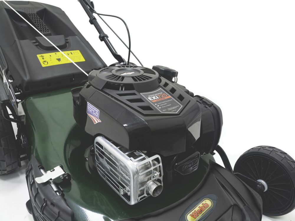 Webb WER21HW4 53cm 163cc Self-Propelled Rotary Petrol Lawn Mower
