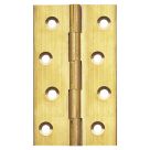 Self-Colour  Solid Drawn Butt Hinges 100mm x 60mm 2 Pack