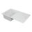 Carysil TD100-WH 1 Bowl Granite Composite Kitchen Sink White Reversible 860mm x 500mm