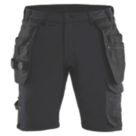 Blaklader  Detachable Holster Pocket Stretch Shorts Black 32" W