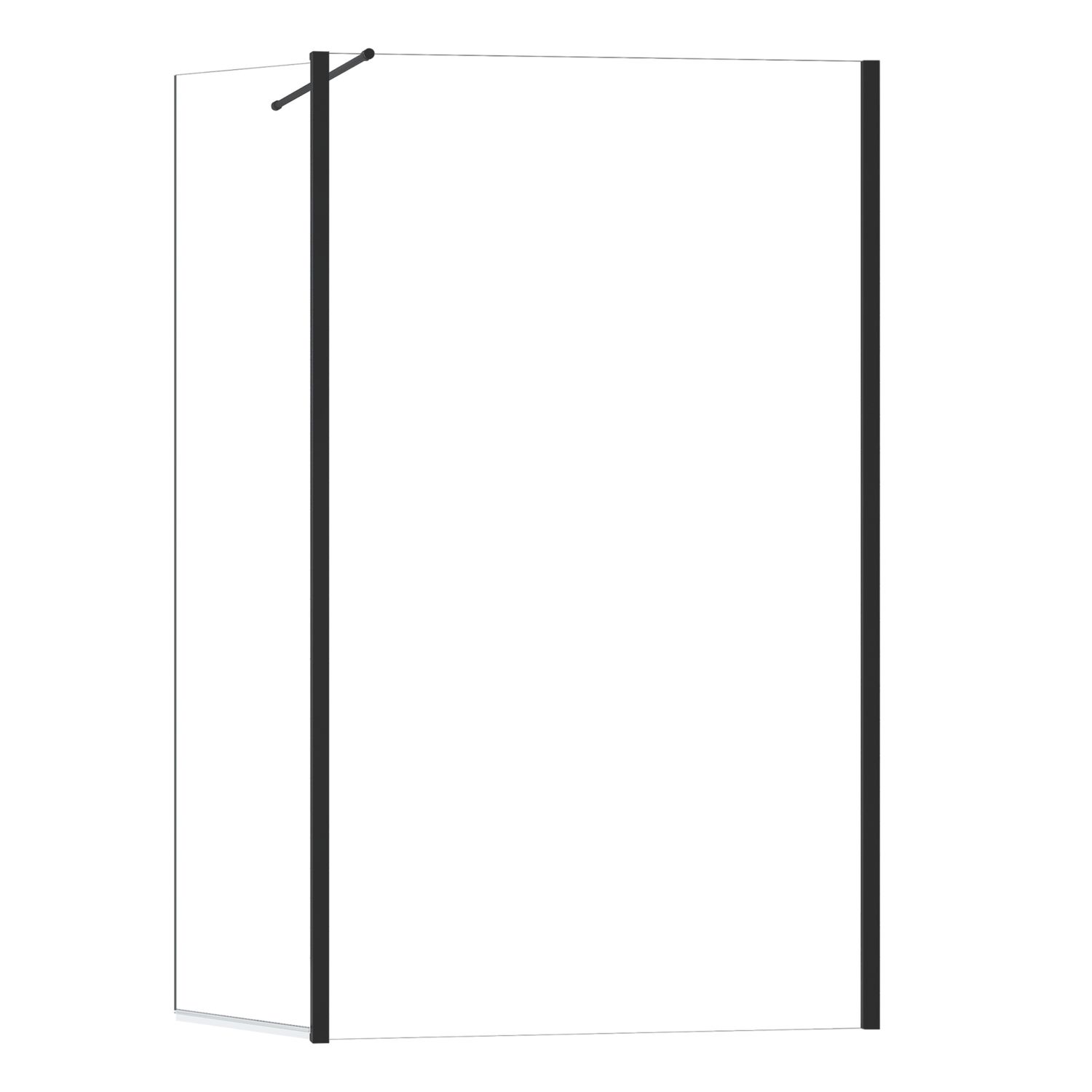 Triton Neo Frameless Swivel Panel Black 300mm x 2015mm (846TK)