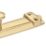 Smith & Locke Flat Door Bolt Polished Brass 80mm