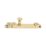 Smith & Locke Flat Door Bolt Polished Brass 80mm