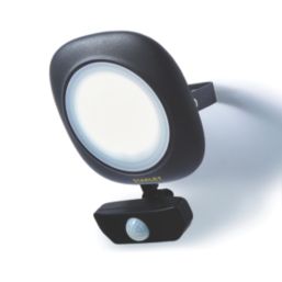 Stanley  Outdoor LED Slimline Floodlight With PIR Sensor Black 30W 2100lm