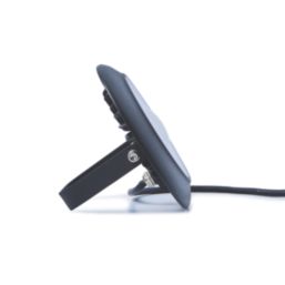 Stanley  Outdoor LED Slimline Floodlight With PIR Sensor Black 30W 2100lm