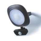 Stanley  Outdoor LED Slimline Floodlight With PIR Sensor Black 30W 2100lm