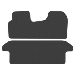 Car Mat Co. Vauxhall Vivaro Crew Cab 2001 - 2014 Rubber Car Mats 2 Piece Set