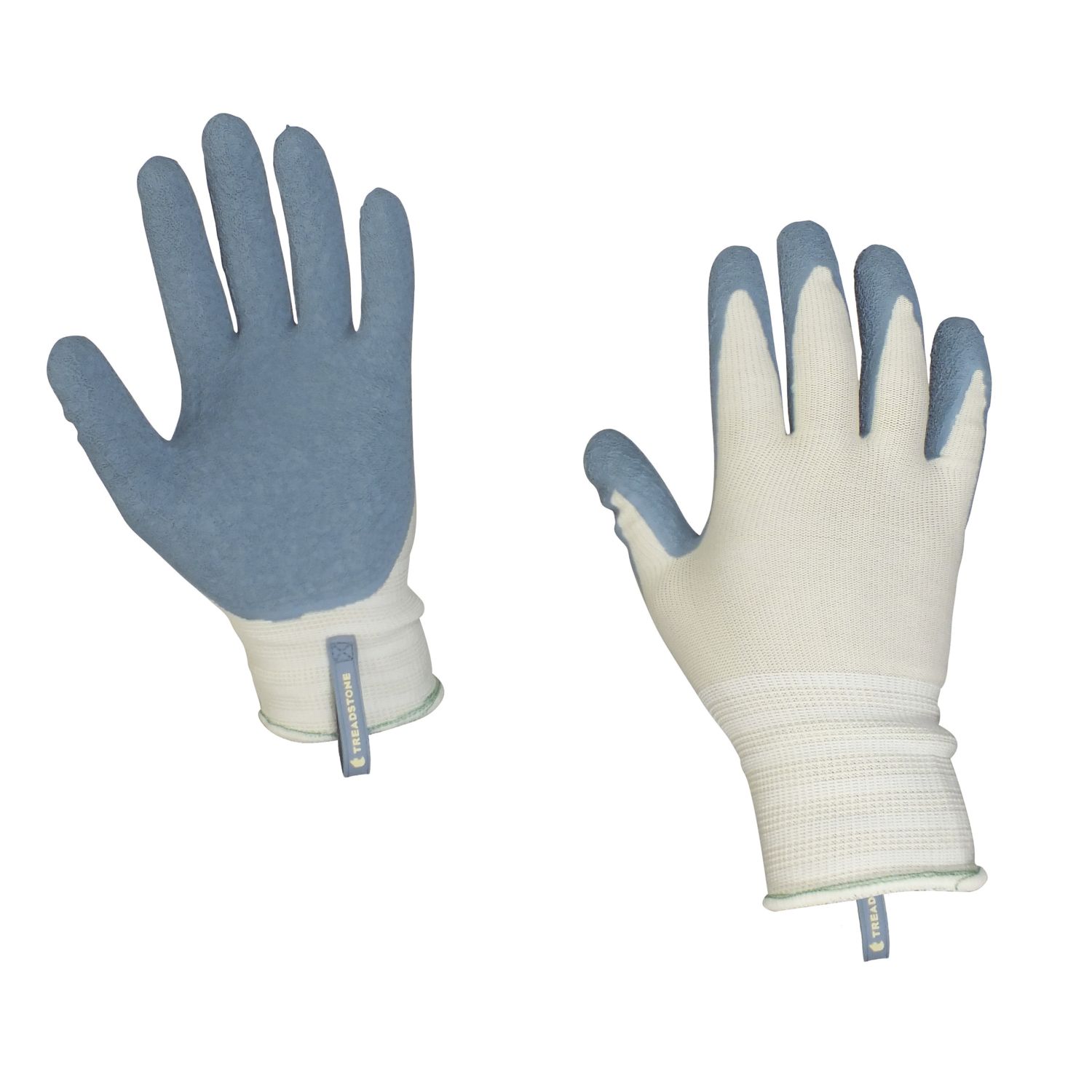 ClipGlove Landscaper - Women's Medium Womens Polyester & Latex Gardening Gloves Blue / Cream Medium (846YE)