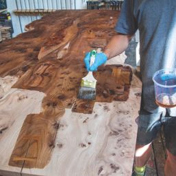 Osmo 0.5Ltr Clear Satin Solvent-Based Interior Wood Finishing Oil