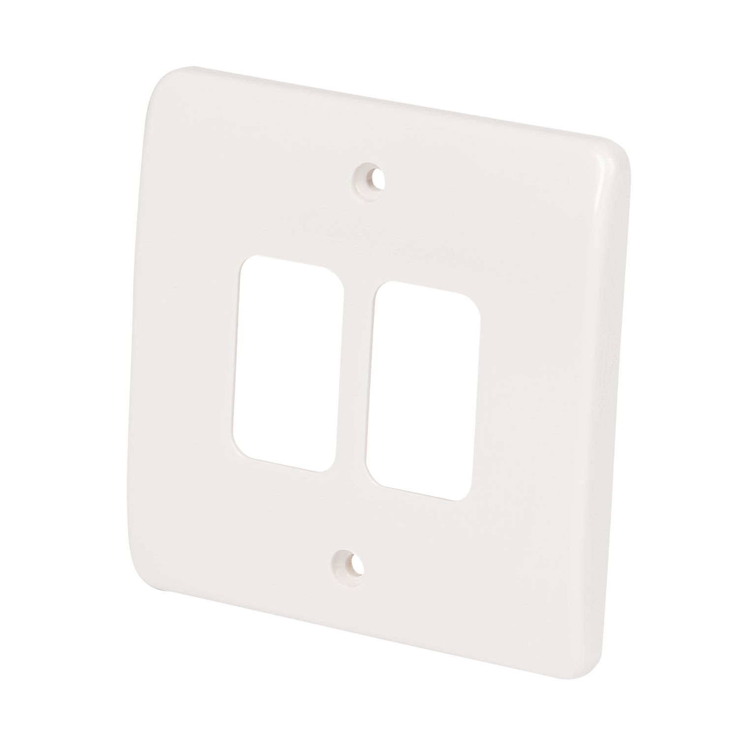 MK Grid Plus 2-Module Grid Faceplate White (84716)