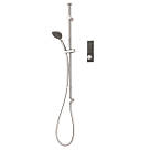 Triton H2ome HP/Combi Ceiling-Fed Single Outlet Black Thermostatic Digital Mixer Shower