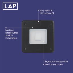 LAP  IP66 20A 1-Gang 2-Way Weatherproof Outdoor Switch