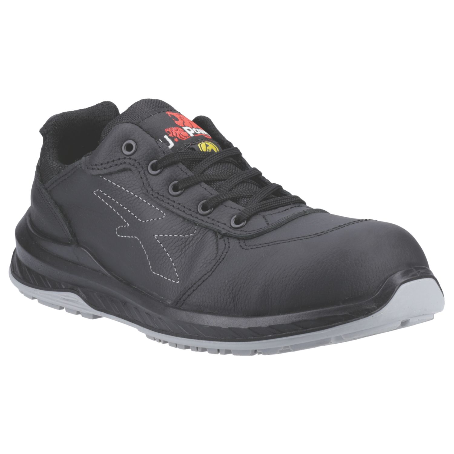 U-Power Nero Size 9 Black Water-Resistant Safety Trainers (847AY)