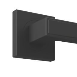 Cooke & Lewis Preder Lever on Rose Door Handles Pair Matt Black