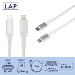 LAP USB-C to Lightning Charging Cable 1m