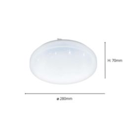 Eglo Frania-S LED Round Ceiling Light White 10W 1100lm
