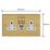 Varilight  13A 2-Gang SP Switched Socket + 4A 20W 2-Outlet Type A & C USB Charger Polished Brass with White Inserts
