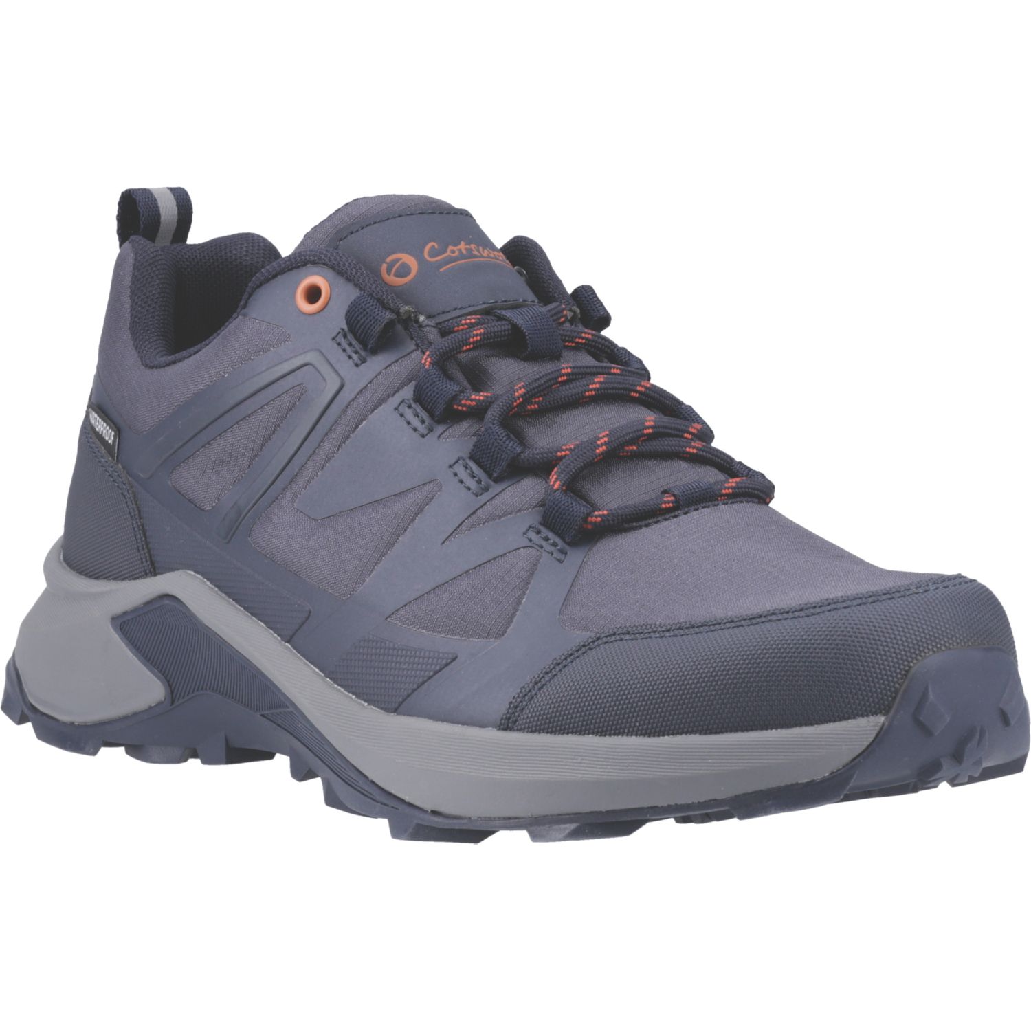 Cotswold Horton Low Size 8 Navy Waterproof Non Safety Trainers (847EK)