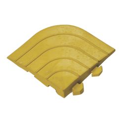COBA Fatigue-Lock Workplace Safety Matting Yellow 150mm x 150mm 4 Pack