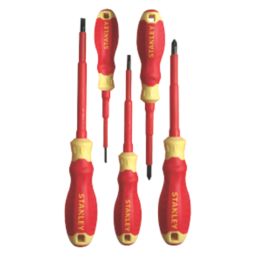 Stanley  Mixed  VDE Screwdriver Set 5 Pieces