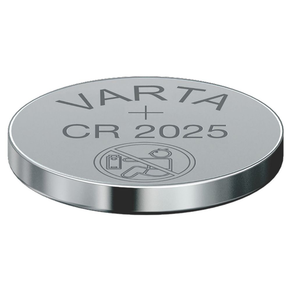 Varta CR2025 Coin Cell Battery 2 Pack - Screwfix