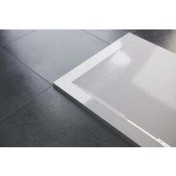 Mira Flight Level Safe Rectangular Shower Tray White 1000 x 800 x 25mm