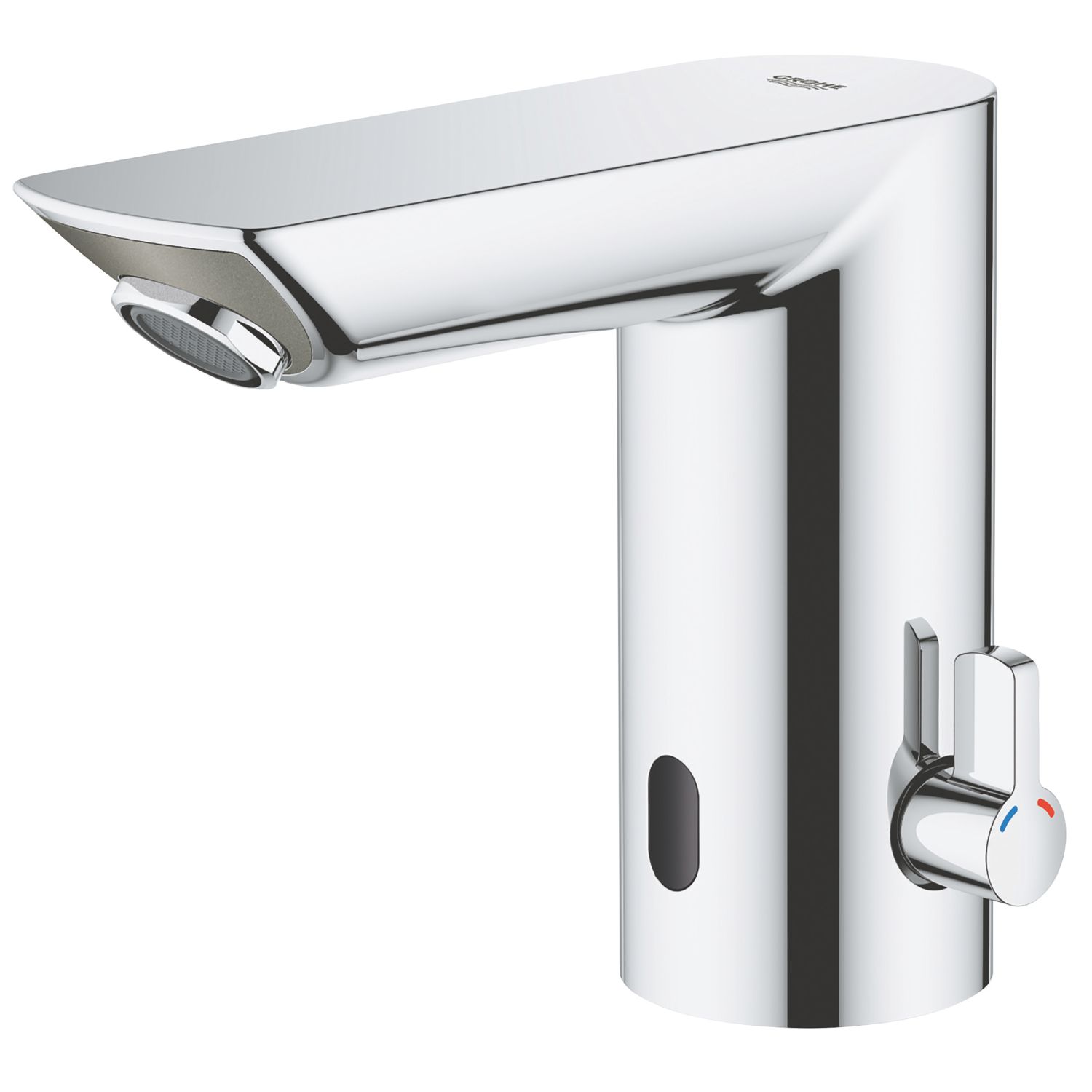 Grohe Bau Cosmopolitan E Battery-Powered Touch-Free Infrared Mono Mixer Chrome (847JY)