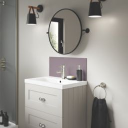 Splashwall Deep Sea / Smoked Rose Vanity Splashback Matt Blue/Purple 250mm x 600mm x 4mm