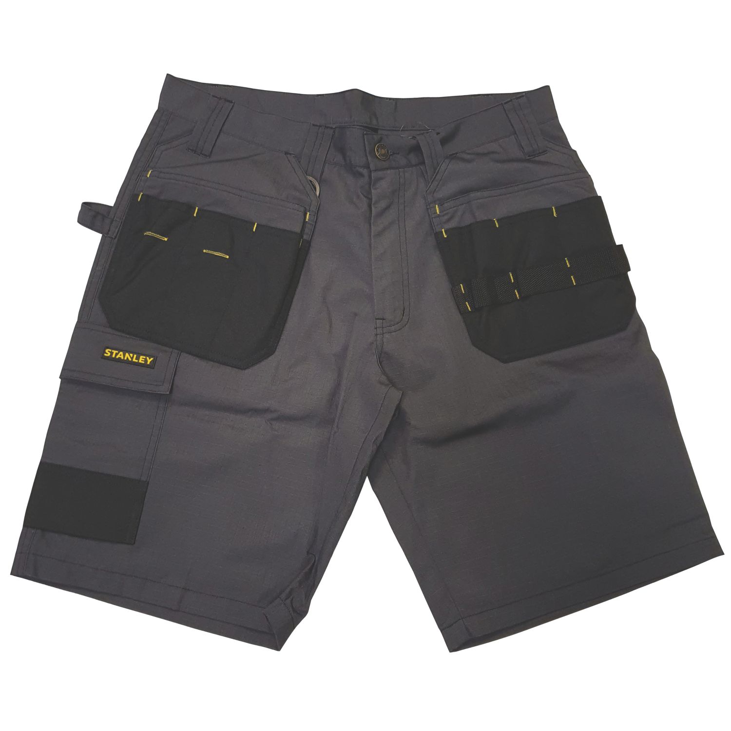 Stanley Lincoln Holster Pocket Work Shorts Grey 36" W (847KV)