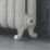 Arroll 597mm x 1009mm 5325BTU White Cast Iron 2 Column Radiator