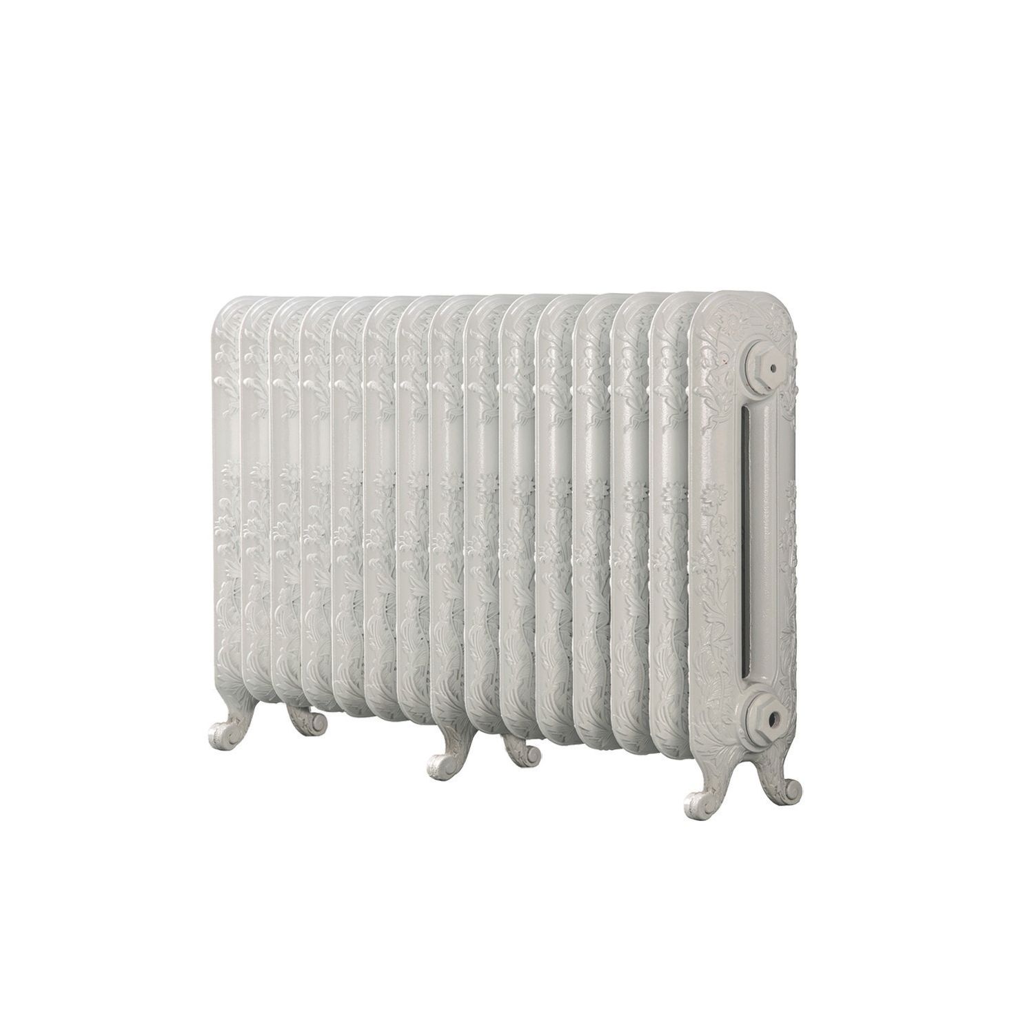 Arroll 597mm x 1009mm 5325BTU White Cast Iron 2 Column Radiator (847KY)