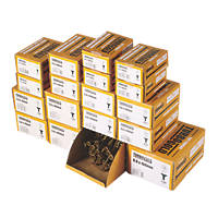 TurboGold PZ Double Self-Countersunk Woodscrew Trade Pack 2800 Pcs