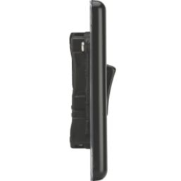 Knightsbridge  10AX 2-Gang 2-Way Light Switch  Matt Black with Black Inserts