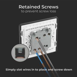 British General Evolve 20 A  16AX 2-Gang 2-Way Light Switch  Blue with Black Inserts