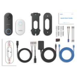 Reolink 2K+ Wired Smart AI WiFi Video Doorbell Chime 64GB Black