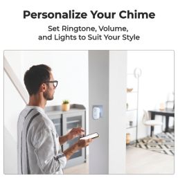 Reolink 2K+  Wired Smart AI WiFi Video Doorbell & Chime 64GB Black