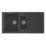 ETAL Comite 1.5 Bowl Composite Kitchen Sink Black Reversible 1000mm x 500mm