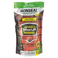 Ronseal Ultimate Fence Life Concentrate Treatment Red Cedar 5L from 950mlLtr