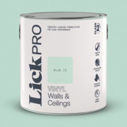 LickPro  2.5Ltr Blue 13 Vinyl Matt Emulsion  Paint