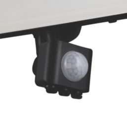 TCP  Indoor & Outdoor LED Floodlight With PIR Sensor Black 20W 3200lm