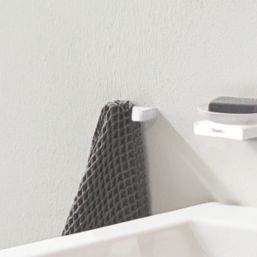 Hansgrohe AddStoris Double Bathroom Hook Matt White