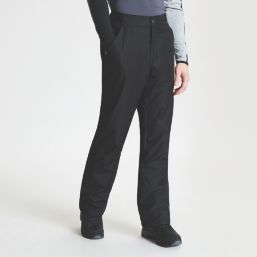 Regatta Ream Pant Waterproof Trousers Black Small 33 W 31 L Screwfix