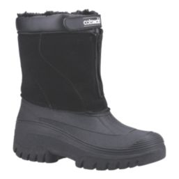 Cotswold Venture Size 6 Womens Black Non Safety Wellies