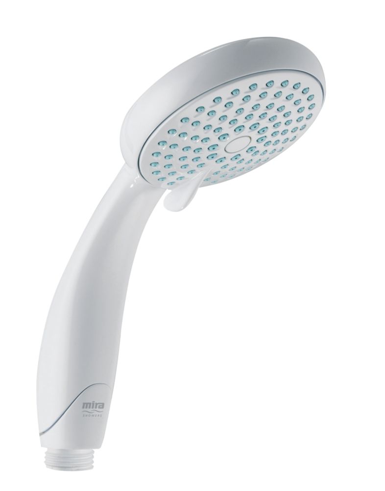 Mira Nectar Shower Handset White 90mm x 193mm Screwfix