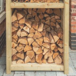 Rowlinson Heritage Single 3' 6" x 2' (Nominal) Timber Log Store
